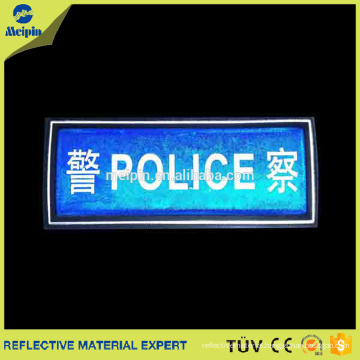 PVC Reflective Security Patches For Garment Accessories